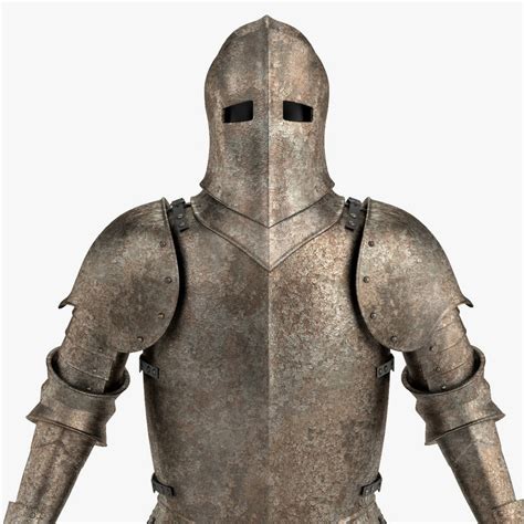 3d Model Old Medieval Armor