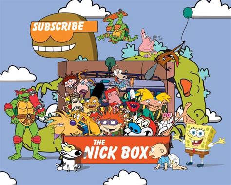 The Nick Box Retro Nickelodeon Shipped To You 90s Nickelodeon Cartoons Nickelodeon