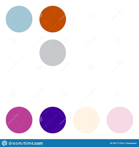 Random Colorful Circles Vector Illustration Circles Design Element
