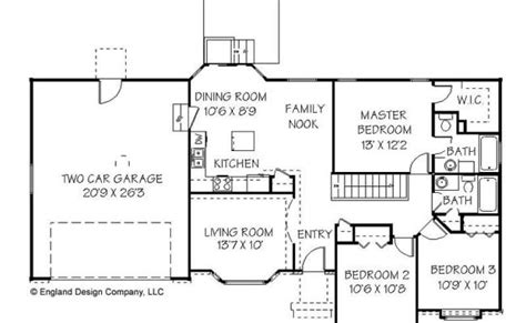 Plan 62492dj Simple Single Story Home Plan House Plans One Story Floor
