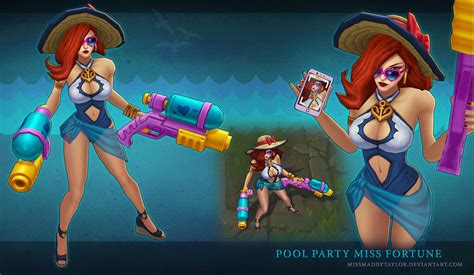 Artstation Pool Party Miss Fortune Maddy Taylor Kenyon League Of