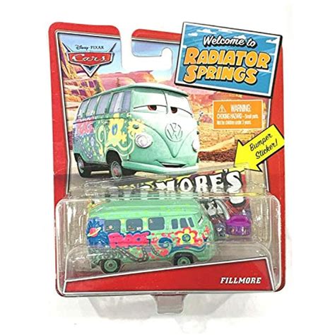 Disney Cars Diecast Welcome To Radiator Springs Fillmore With Oil Ca