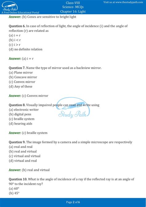 Cbse Class Science Objective Mcqs Question With Answer Chapter Hot