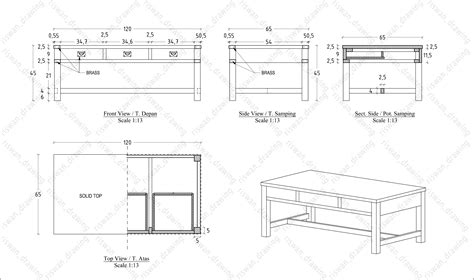 Draw Technical Drawing For Your Furniture And Others