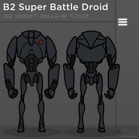 B2 Super Battle Droid Star Wars Painting Star Wars Characters