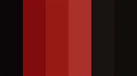 Dull Red And Black Color Palette Black Color Palette Color