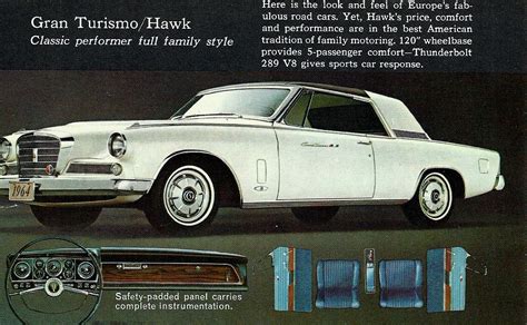 1964 Studebaker Grand Tourisimo Studebaker Car Advertising Car Ads