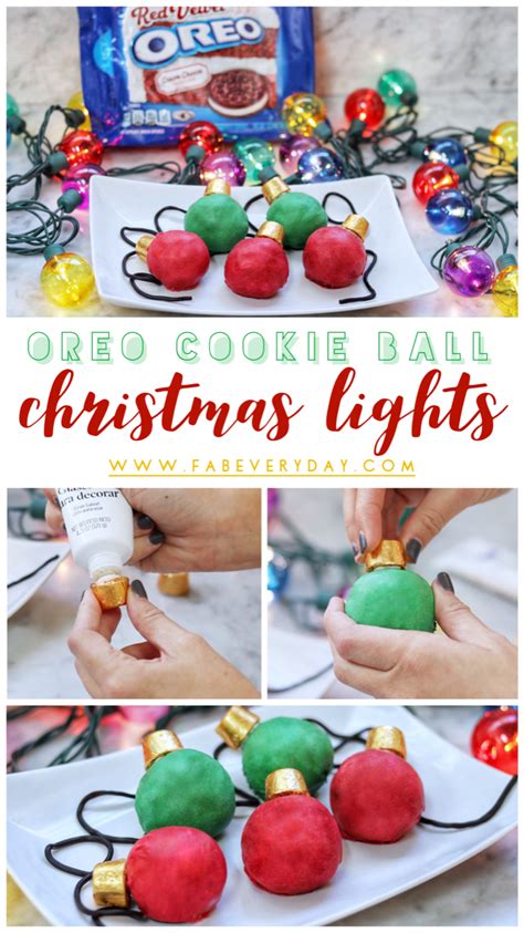 Directions in a medium bowl, whisk together flour, baking powder, and salt. OREO Cookie Balls Christmas Lights recipe | Oreo cookie ...