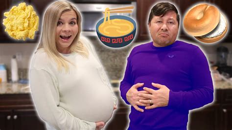 Eating My Wifes Pregnancy Cravings For 24 Hours Youtube