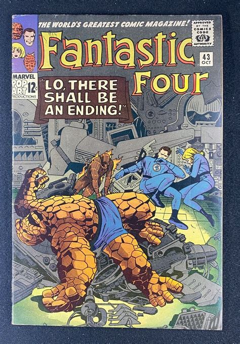 Fantastic Four 1961 43 Fnvf 70 Frightful Four Medusa Doctor Doom