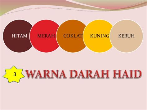 MENGENALPASTI WARNA DARAH HAID SAMADA NORMAL ATAU BERMASALAH - LEKAT