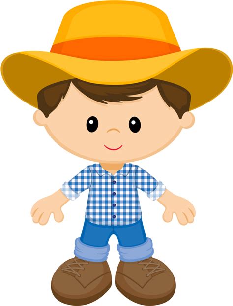 Farmer Boy A 4 Cute Farmer Clipart Png Download Large Size Png