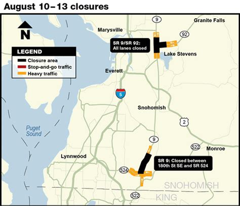 Washington Dot Closures