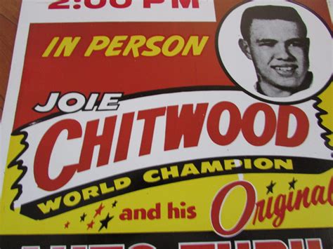 He died on january 3, 1988 in tampa, florida, usa. Joie Chitwood