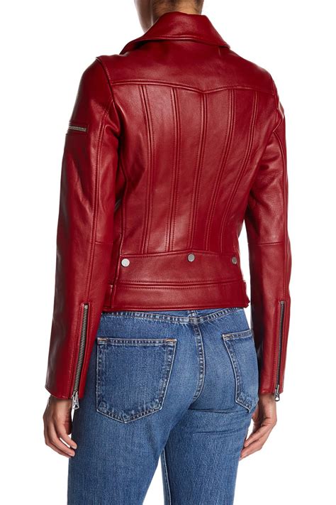 Shop the latest leather bomber jackets for men in a variety of styles and colours. 7 For All Mankind Asymmetrical Moto Faux Leather Zip ...