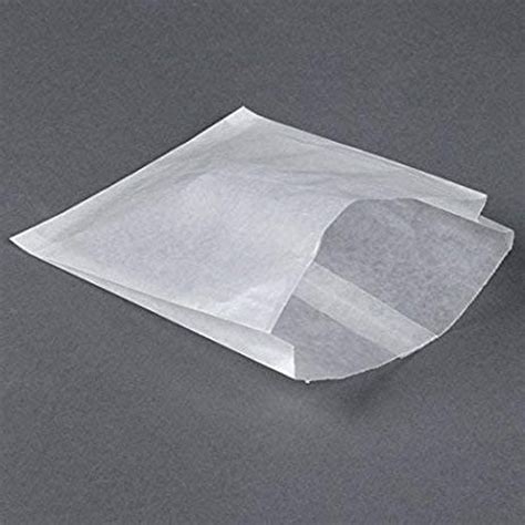 Plain Glassine Wet Wax Paper Sandwich Bags 6 X 7 X 34 200 Count