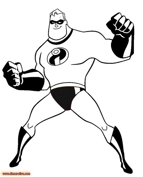 The Incredibles Printable Coloring Pages