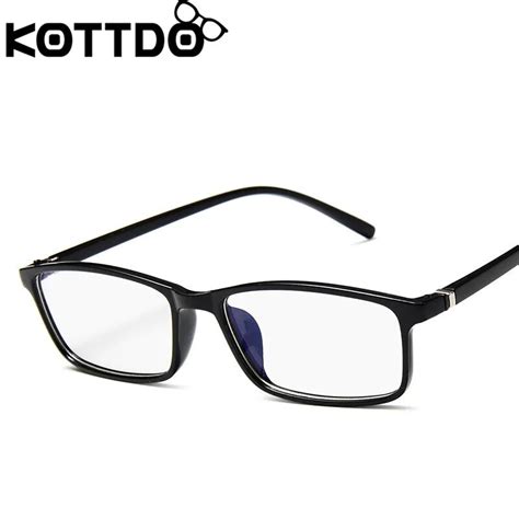 kottdo classic square eyeglasses men vintage clear prescription eye glasses frames for women