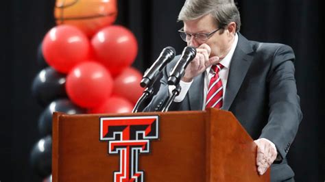 Texas Tech Basketball Coach Mark Adams Introduced Thanks Chris Beard