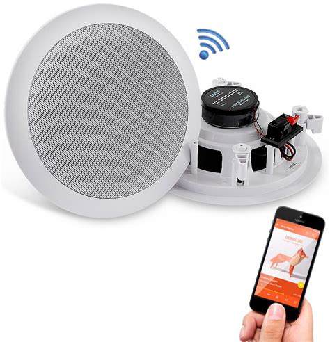 Pyle Canada Pdicbt652rd 65 Inch Bluetooth Ceiling Speakers Ceiling