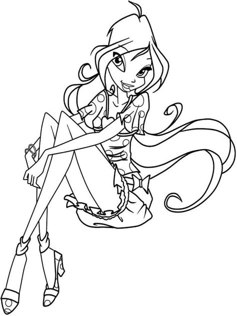Try to color bloom from winx club to unexpected colors! Bloom Winx coloring pages. Download and print Bloom Winx ...