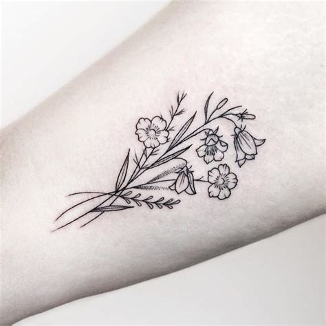 And each of that type has many different colors. 50 Small & Delicate Floral Tattoo Information & Ideas ...