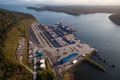 Aerial Photo Fairview Container Terminal Prince Rupert