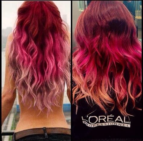 Inspiration Vs Final Result Which Do You Prefer Red Ombre Red To