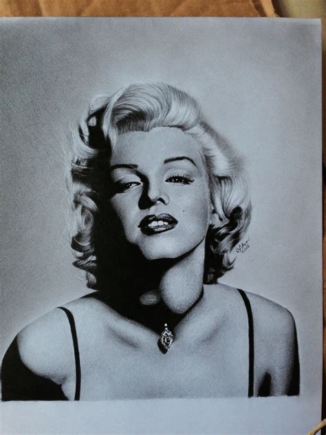 Marilyn Monroe Pencil Drawing