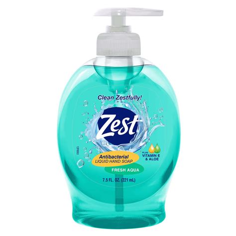 Zest Fresh Aqua Antibacterial Liquid Hand Soap Shop Cleansers And Soaps