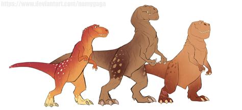 Tyrannos Re Design The Good Dinosaur By Namygaga On Deviantart The