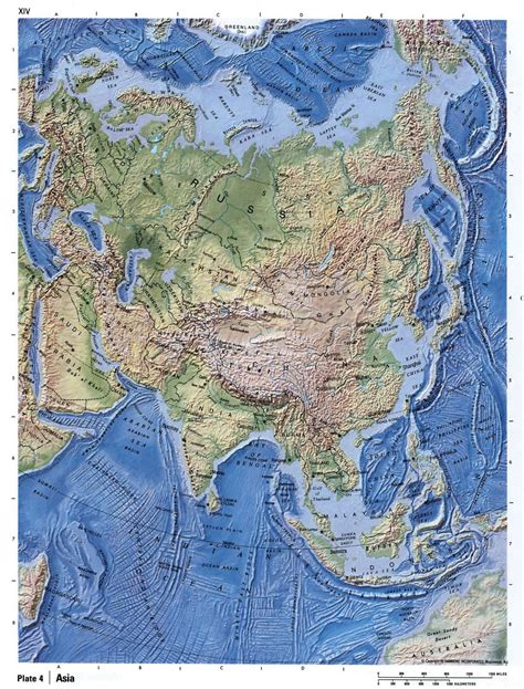 Large Detailed Relief Map Of Asia Asia Mapsland Maps Of The World