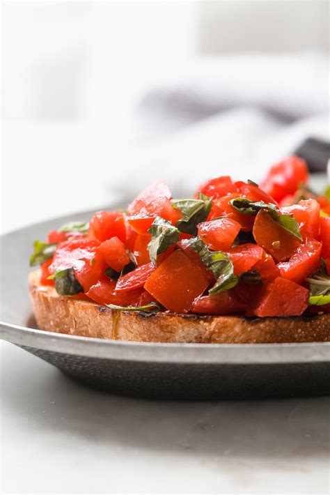 Fresh Tomato Basil Bruschetta Recipe Little Spice Jar