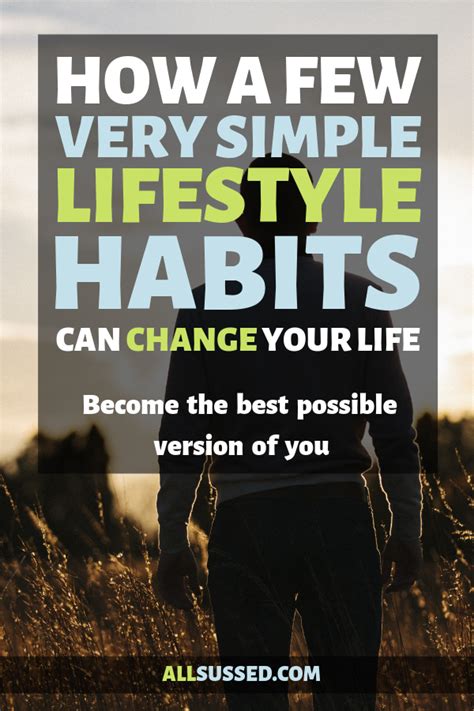 Easy Lifestyle Changes To Make You A Better You All Sussed