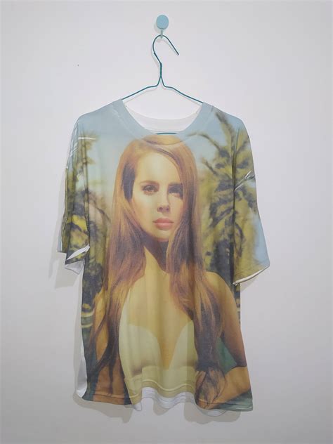 Band Tees Lana Del Rey All Over Print Tees Grailed