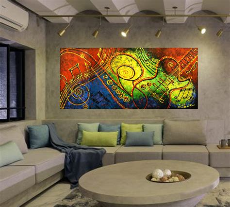 Custom Extra Large Canvas Art Abstract Stretched Wall Decor Ready To