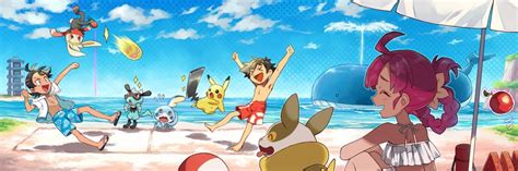 Pikachu Ash Ketchum Goh Yamper Riolu And 3 More Pokemon And 2