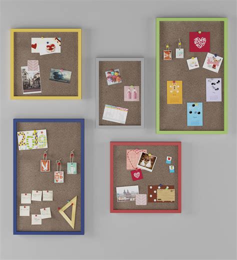 Buy Bulletin Pin Board In Multicolour By Boingg A Happy Start Online
