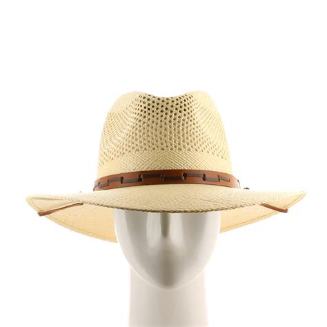 Stetson Outback Vented Straw Hat Ultrafino