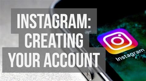 Getting Started On Instagram Create Your Account Youtube