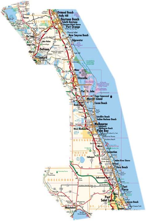 Florida State Road Map Free Printable Maps Florida St