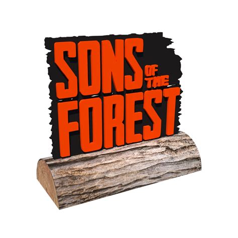 Stl File Sons Of The Forest Logo Decoration・3d Printing Model To