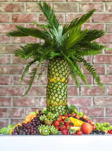 A dataset with 90483 images of 131 fruits and vegetables. Pineapple Palm Tree Fruit Tray - How to Make a Pineapple ...
