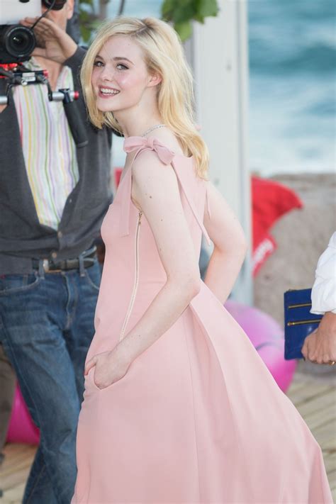 Elle Fanning In Pink Out In Cannes 05 19 2017 • Celebmafia