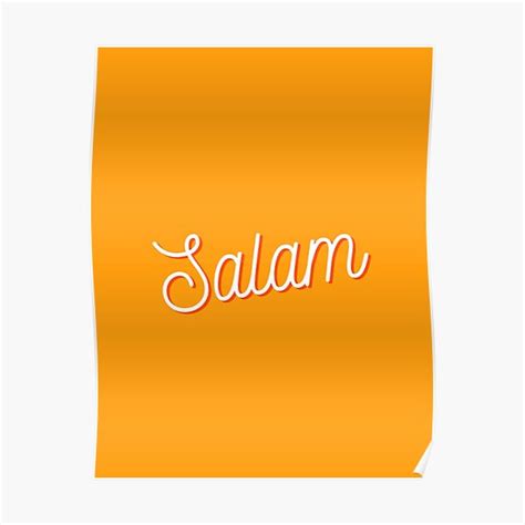 Poster Salam Redbubble