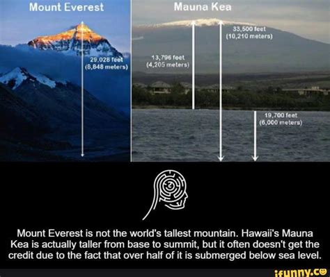 Tallest Mountain In The World Hawaii Historical Science