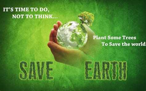 My Designs: Save Earth Poster using Photoshop