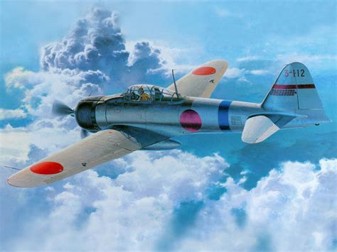 Japan World War Ii Zero Mitsubishi Airplane Military