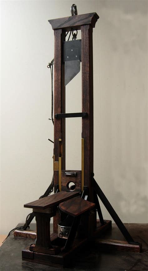 The Guillotine Was The Execution Punishment For Victims During The