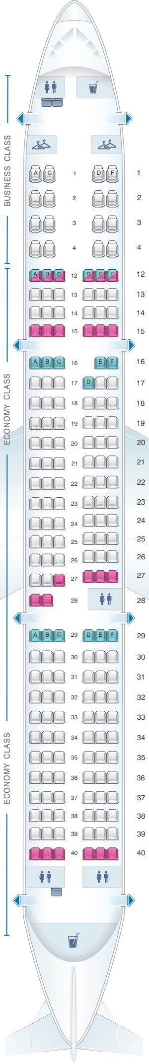 Seat Map Air Canada Airbus A321 200 Seatmaestro